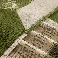 Vintage Patchwork Color Block Couch Cover, Boho Eclectic Sofa Cover Throw Blanket - Ornate Home