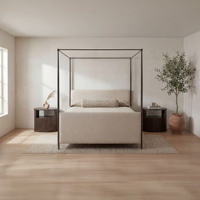 Viola Beige King Bed - Ornate Home