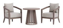 Viola Brown Outdoor Patio Seating Set - Ornate Home