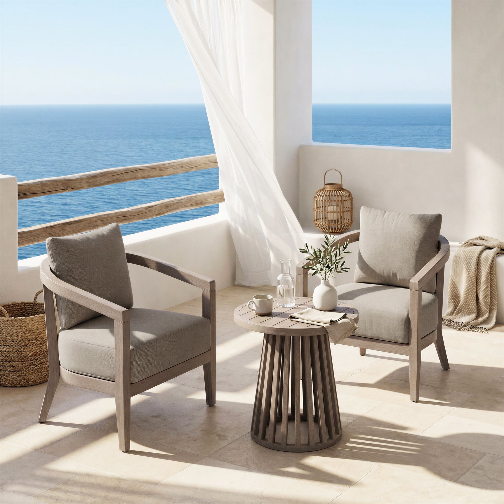 Viola Brown Patio Seating Set