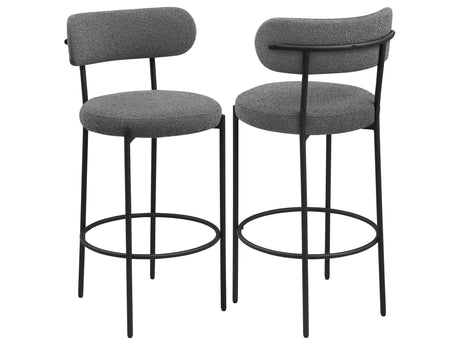 Viola Grey Bar Chair (Set of 2) - Ornate Home