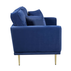 Violetta Blue Loveseat - Ornate Home