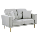 Violetta Gray Loveseat - Ornate Home