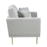 Violetta Gray Loveseat - Ornate Home