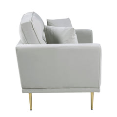 Violetta Gray Loveseat - Ornate Home
