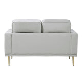 Violetta Gray Loveseat - Ornate Home