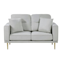 Violetta Gray Loveseat - Ornate Home