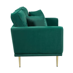 Violetta Green Loveseat - Ornate Home
