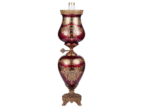 Violetta Red & Gold Table Lamp  / HD-6030L - Ornate Home