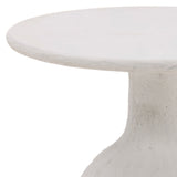 Violetta White Outdoor Side Table - Ornate Home