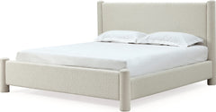 Virgil Burke Cottage Cheese Queen Upholstered Platform Bed - Ornate Home