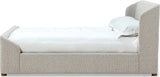 Virgil Kiki Cotton Ball California King Upholstered Platform Bed - Ornate Home