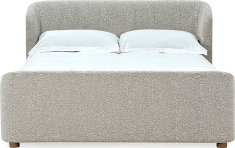 Virgil Kiki Cotton Ball Full Upholstered Platform Bed - Ornate Home