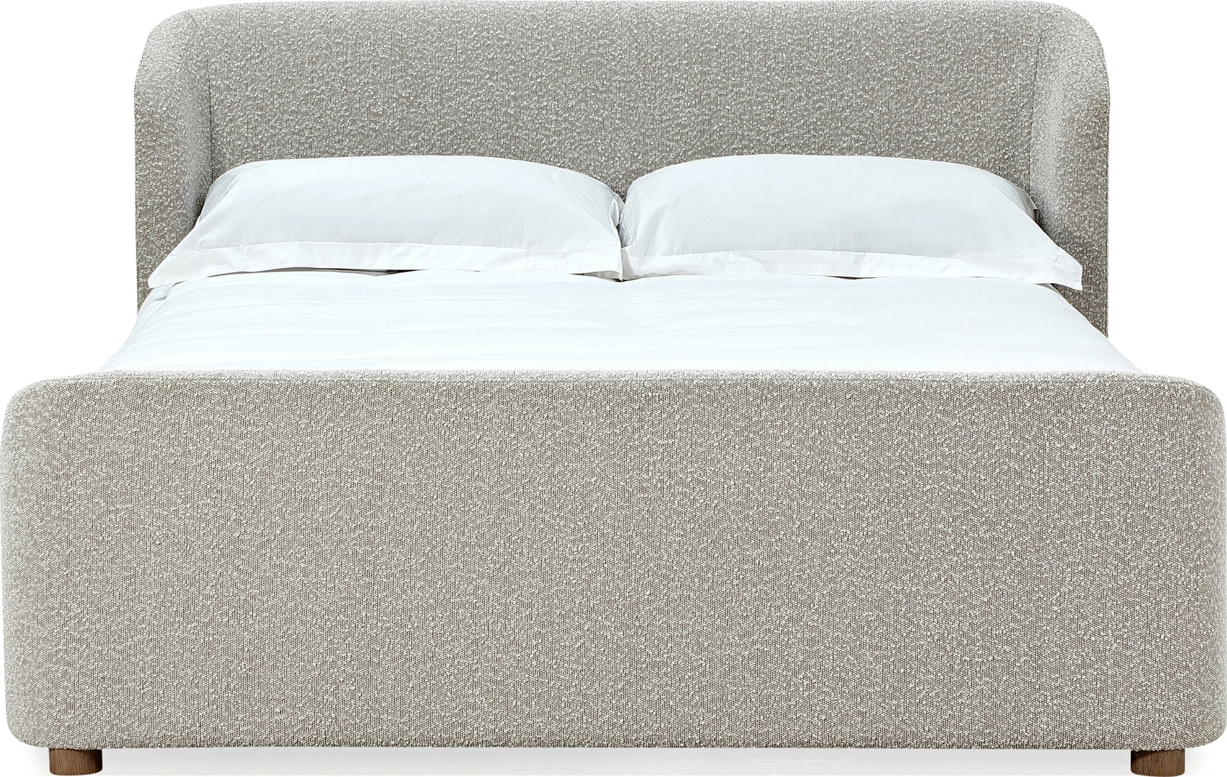 Virgil Kiki Cotton Ball Queen Upholstered Platform Bed - Ornate Home