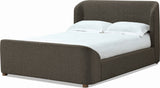 Virgil Kiki Pumpernickel King Upholstered Platform Bed - Ornate Home