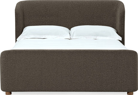 Virgil Kiki Pumpernickel King Upholstered Platform Bed - Ornate Home