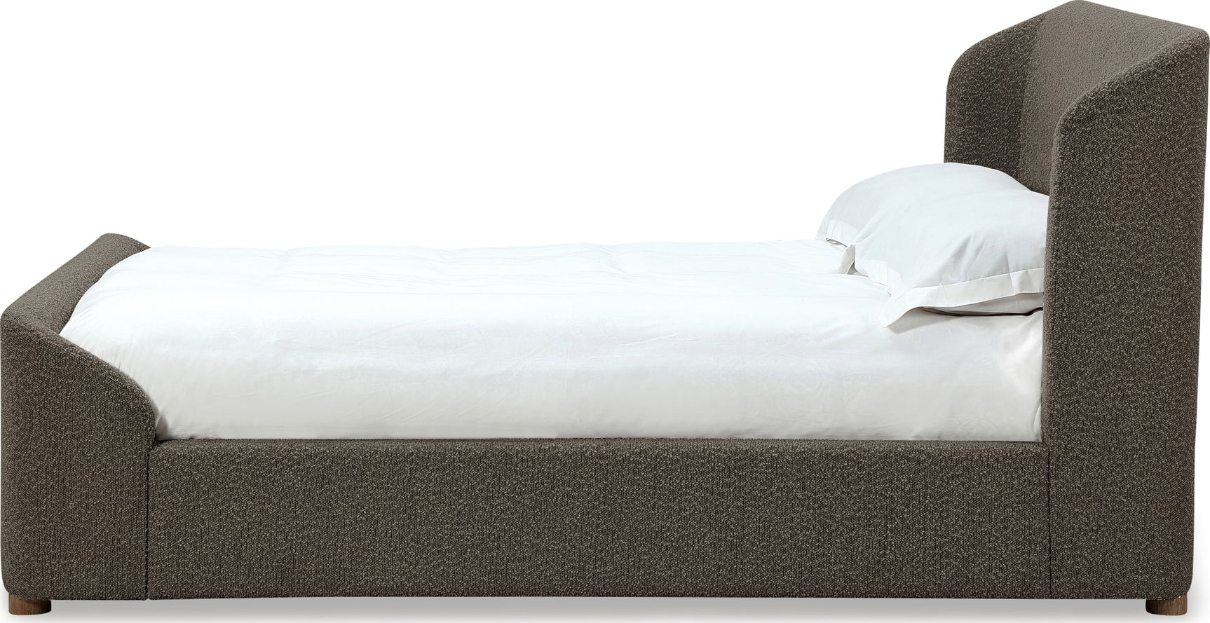 Virgil Kiki Pumpernickel King Upholstered Platform Bed - Ornate Home