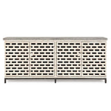 Virginia Timeworn Cream/Blue Stone Sideboard - Ornate Home