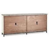 Virginia Timeworn Cream/Blue Stone Sideboard - Ornate Home