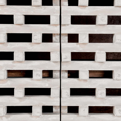 Virginia Timeworn Cream/Blue Stone Sideboard - Ornate Home