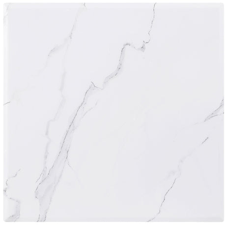 Visalia White 3-piece Faux Marble Coffee and End Table Set - Ornate Home