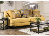 Viscontti Gold/Gray Sofa - Ornate Home