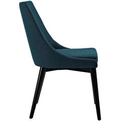 Viscount Azure Fabric Dining Chair - Ornate Home