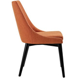 Viscount Orange Fabric Dining Chair - Ornate Home