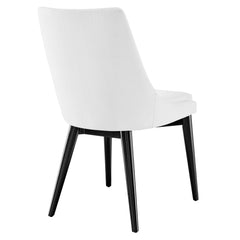 Viscount White Fabric Dining Chair - Ornate Home