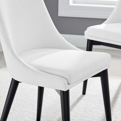 Viscount White Fabric Dining Chair - Ornate Home