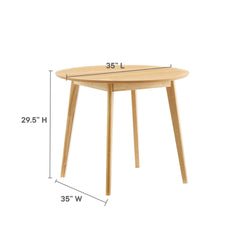 Vision Oak 35" Round Dining Table - Ornate Home