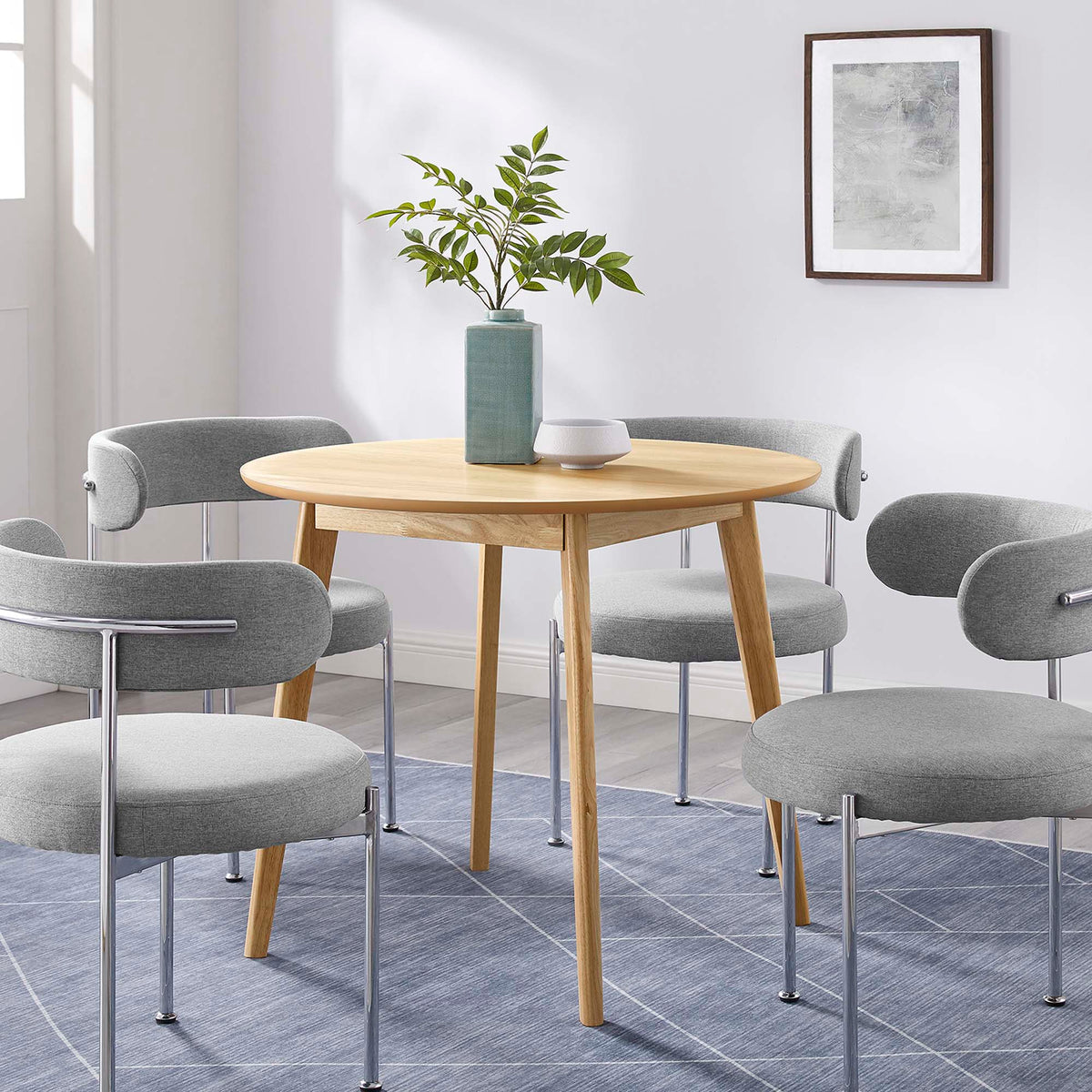 Vision Oak 35" Round Dining Table - Ornate Home