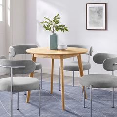 Vision Oak 35" Round Dining Table - Ornate Home