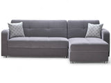 Vision S 101" Sleeper Sectional Grey - Ornate Home