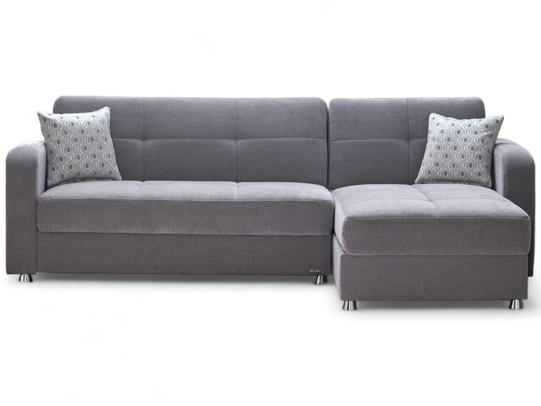 Vision S 101" Sleeper Sectional Grey - Ornate Home