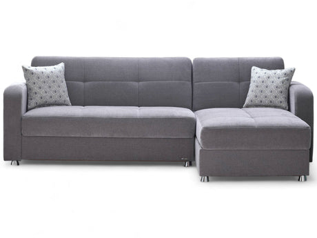 Vision S 101" Sleeper Sectional Grey - Ornate Home