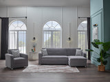 Vision S 101" Sleeper Sectional Grey - Ornate Home