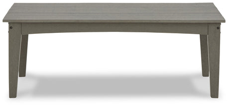 Visola Gray Outdoor Coffee Table - Ornate Home