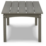 Visola Gray Outdoor Coffee Table - Ornate Home