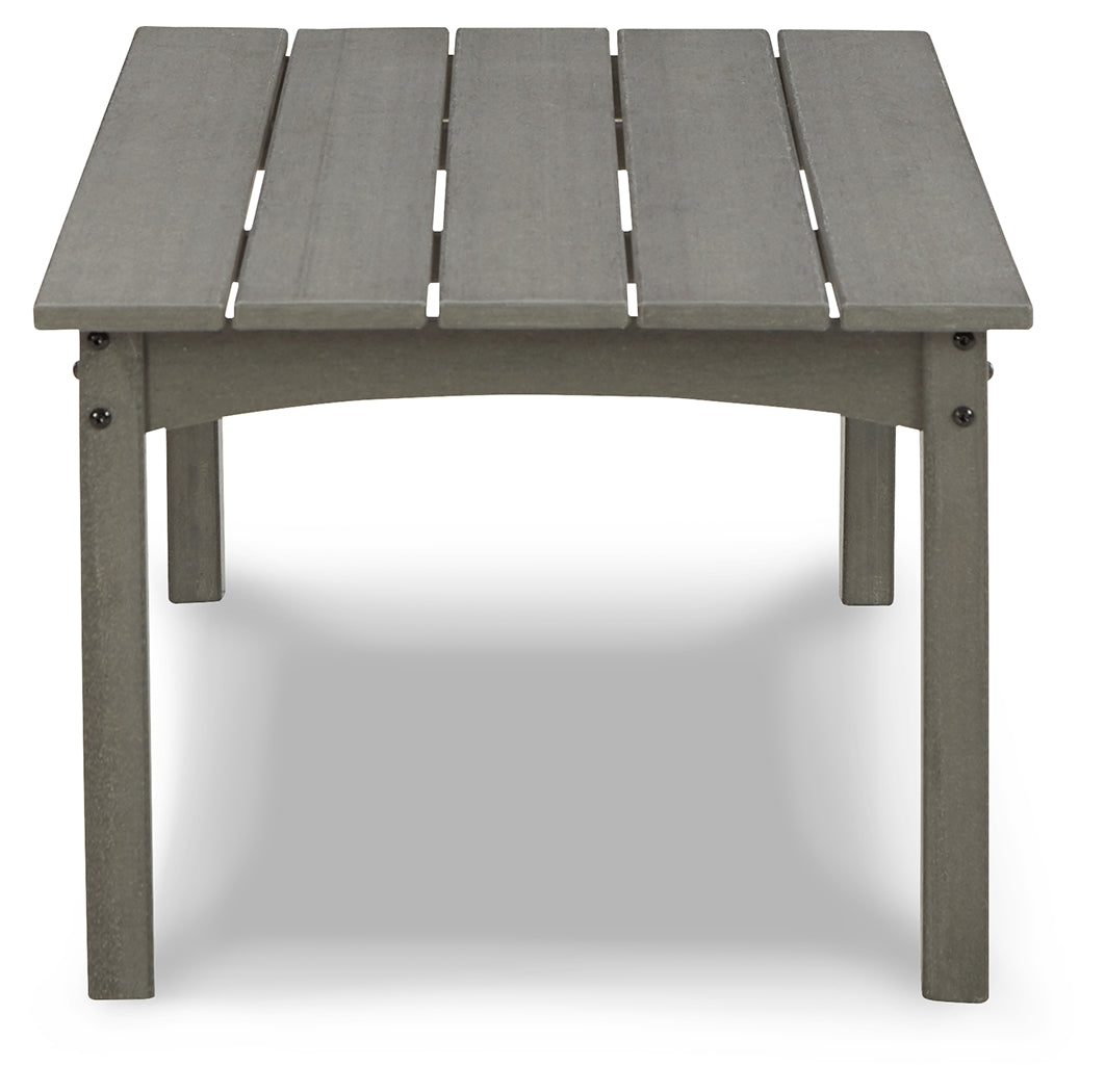 Visola Gray Outdoor Coffee Table - Ornate Home