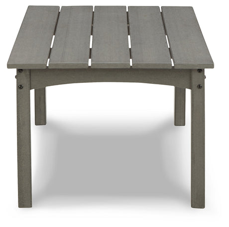 Visola Gray Outdoor Coffee Table - Ornate Home