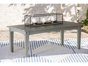 Visola Gray Outdoor Coffee Table - Ornate Home