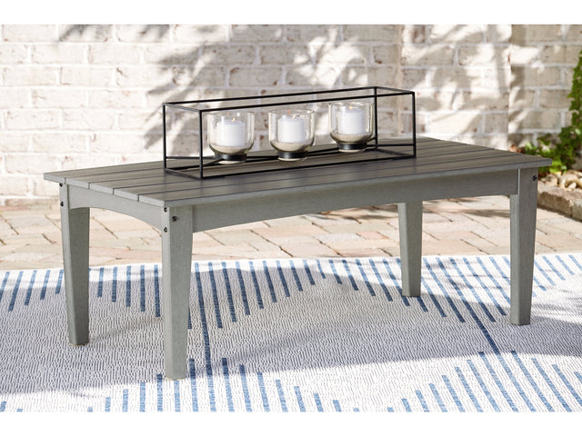 Visola Gray Outdoor Coffee Table - Ornate Home