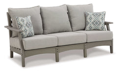 Visola Gray Outdoor Conversation Set / 2pc - Ornate Home