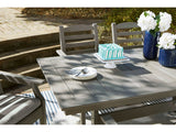 Visola Gray Outdoor Dining Set / 5pc - Ornate Home
