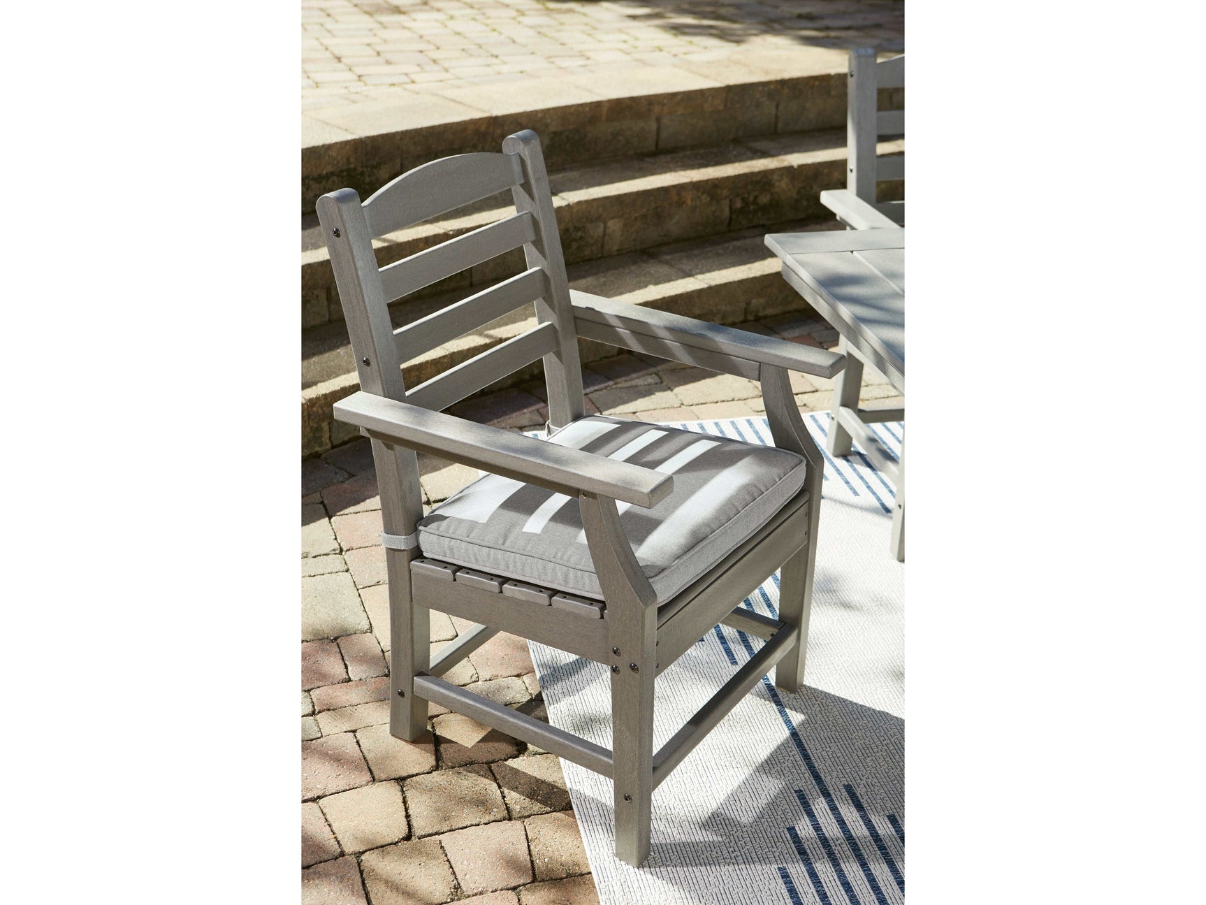 Visola Gray Outdoor Dining Set / 5pc - Ornate Home