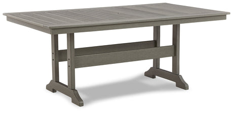 Visola Gray Outdoor Dining Table - Ornate Home