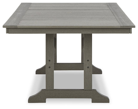 Visola Gray Outdoor Dining Table - Ornate Home
