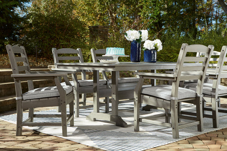 Visola Gray Outdoor Dining Table - Ornate Home