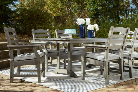 Visola Gray Outdoor Dining Table - Ornate Home